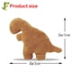 thumbnail image 4 of Almohada De Peluche De Dinosaurio De Peluche, Animal De Peluche De Bloque De Pollo De Dinosaurio Creativo Huggable, Decoraciones De Cumpleaños Para Niños, Adultos Y Novias, Regalos Coleccionables De 1, 4 of 4