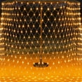 thumbnail image 6 of SHANJIA Garden Net Lights Battery Operated, 2mx3m 192LEDMesh Fairy String Lights Fairy Net Lights 8 Modes Waterproof Net Mesh String Lights for Garden Balcony Decor, 6 of 8
