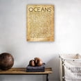 thumbnail image 4 of Oceans Song Lyrics Wall Art Retro Prints Poster Nature Pictures for Kitchen Contemporary Home Decorative Paintings Wall Canvas Colouring, 4 of 6