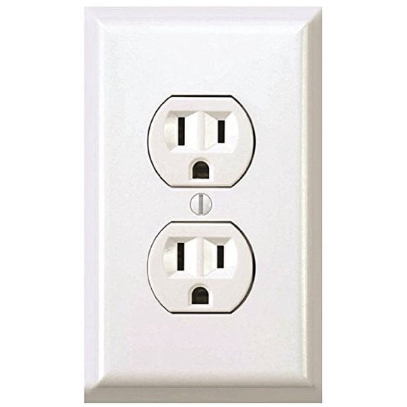 Fake Electrical Outlet & Switch Stickers for Pranks By MP Printing (1, Power Outlet)