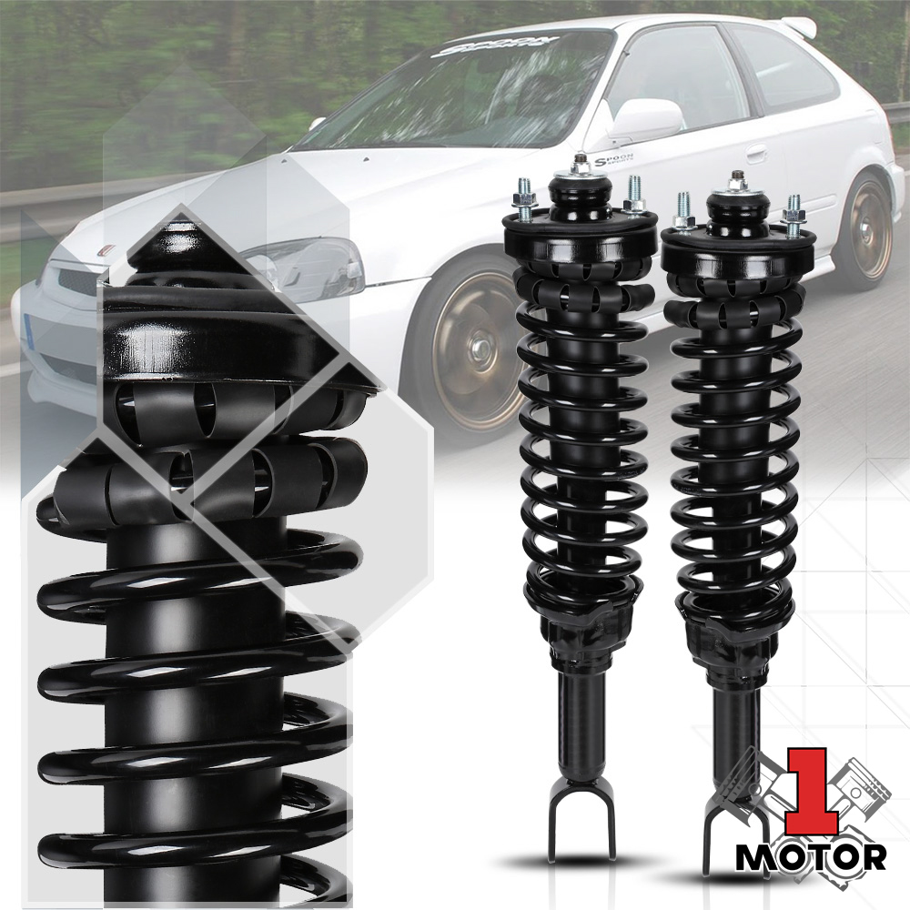 Rear L R Strut Assembly Shock Suspension W Coil Spring For 96 00 Honda Civic 97 98 99 Walmart Com Walmart Com