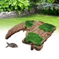 thumbnail image 3 of Resin Turtle Island Basking Platform with Stairs Habitat Decor Premuim Material , Climbing Ladder Design for Terrarium Tank easy to .5x7x6cm B, 3 of 7