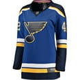 thumbnail image 2 of Women's Fanatics Kasperi Kapanen Blue St. Louis Blues Home Breakaway Player Jersey, 2 of 3