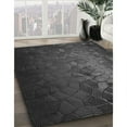 thumbnail image 2 of Ahgly Company Indoor Square Patterned Charcoal Black Area Rugs, 6' Square, 2 of 6