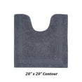 thumbnail image 6 of Better Trends Premium 4 Piece Bathroom Rug Set 100% Cotton, Extra Soft Tufted Bath Mat, Water Absorbent & Reversible Mat, Gray Lux Collection, 6 of 8