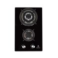 thumbnail image 1 of Parrilla de gas para empotrar de 2 quemadores, con cubierta de cristal templado negro DOMINO GLASS, 1 of 6