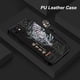 thumbnail image 1 of Funda de cuero PU con relieve 3D para iPhone, cubierta antigolpes con anillo de Metal para iPhone 14, 13, 12 Pro Max, Mini, 11, XS, XR, 7, 8 Plus, SE Fivean unisex, 1 of 2