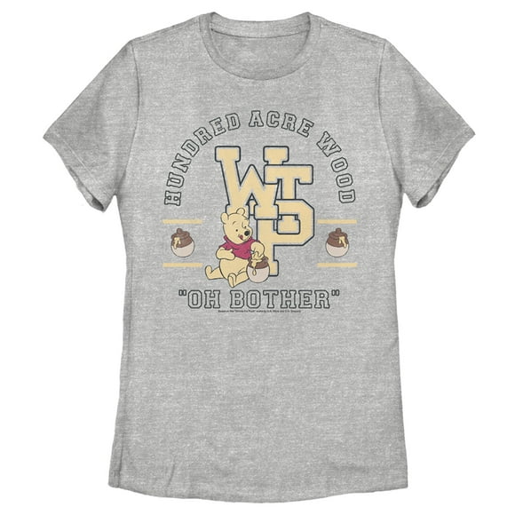 Femmes Winnie l'Ourson Collegiate T-Shirt - Bruyère Athlétique - Moyen