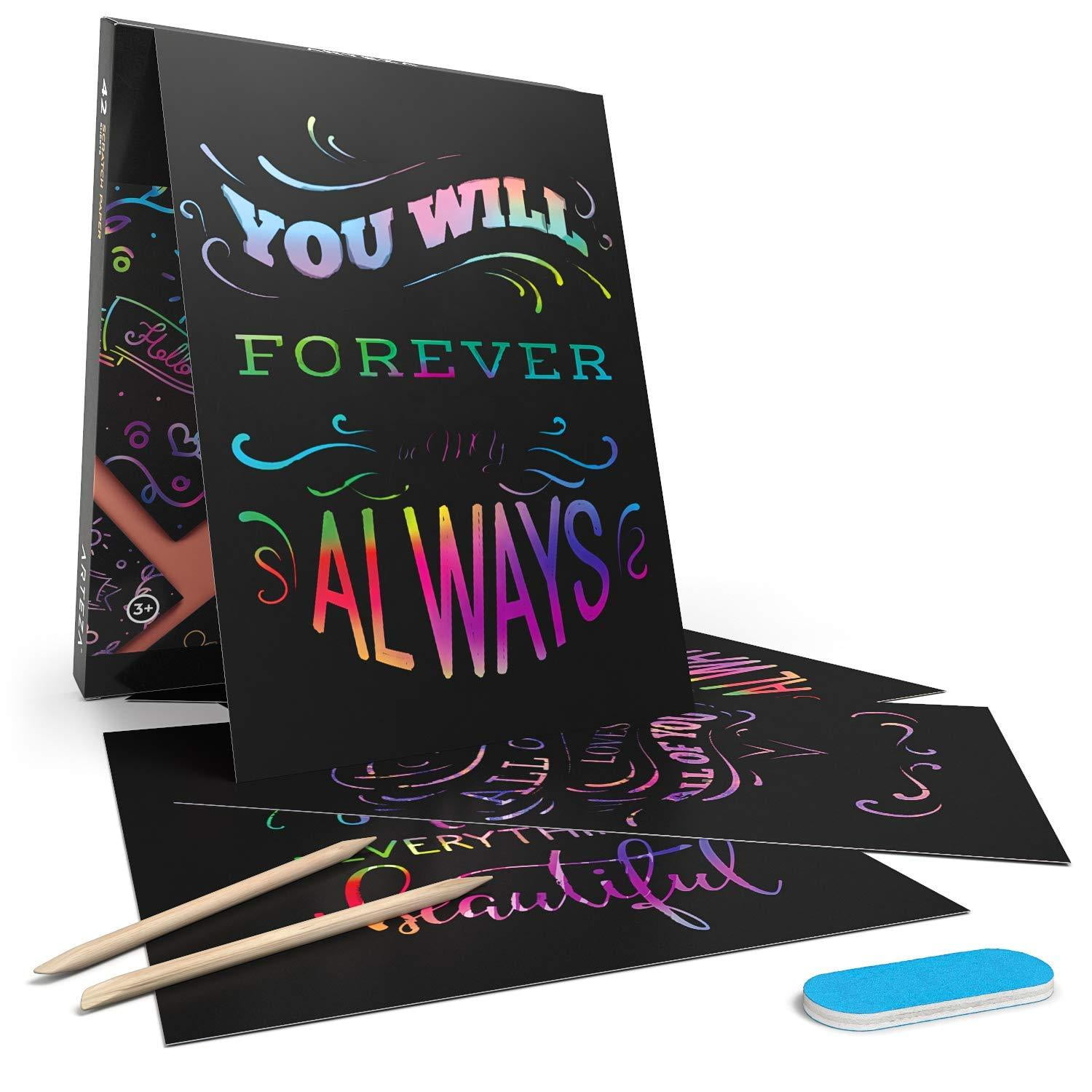 Arteza Ultimate Scratch Art Paper Kit