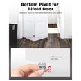 thumbnail image 2 of UNTERING Professional Bifold Door Hardware 4-Pack Bifold Closet Door Hardware Repair Part Bi-Fold Door Screws Door Accessory, 2 of 6