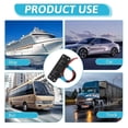 thumbnail image 5 of 2-gang rocker switch panel - 12V-24V waterproof round button with LED - 20A DC control - IP65 pre-wired panel, 5 of 5