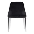 thumbnail image 1 of MOE'S Home SEDONA DINING CHAIR SHADOWED BLACK VELVET-M2, 1 of 6