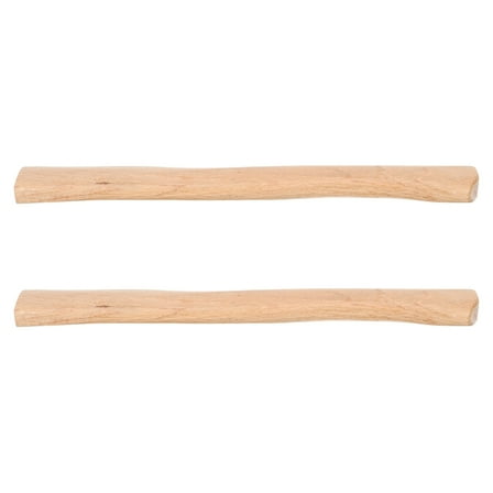 Uonlytech 2Pcs Ergonomic Handle Wood Replacement Light Yellow Outdoor Activities