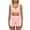 Pink, variant on PISONIC Two Piece Workout Sets for Women Color Block Sports Bra and High Waist Shorts Gym Yoga Active Wear Outfits