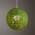 thumbnail image 3 of Round Concise Hand-woven Rattan Vine Ball Pendant Lampshade Light Lamp Shades Light Accessories(15cm Diameter) Red, 3 of 8