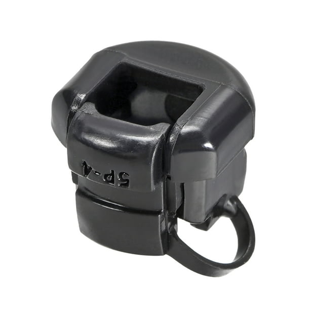 Round Cable Wire Strain Relief Bush Grommet Black for 4mm/0.16" Dia