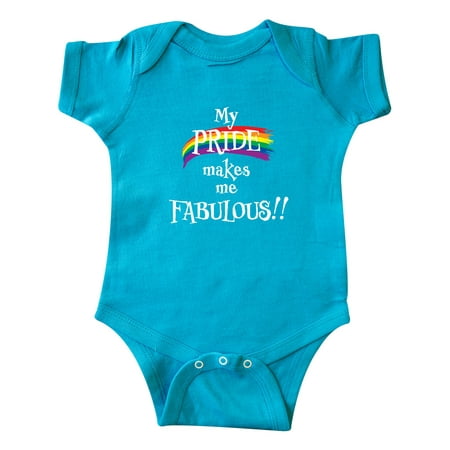 

Inktastic My Pride Makes me Fabulous with Rainbow Gift Baby Boy or Baby Girl Bodysuit