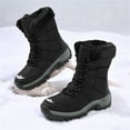 thumbnail image 4 of YOURDIARY Women's Snow Boots Comfortable Waterproof Anti-Slip Warm Winter Boots Lace-Up, 4 of 8