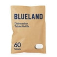 thumbnail image 1 of BLUELAND Dishwasher Detergent Tablet Refill 1 Pack - Plastic-Free & Eco Friendly Alternative to Liquid Pods or Sheets - Natural, Sustainable - 60 Washes, 1 of 1