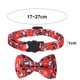 thumbnail image 2 of Collar de perro navideño con pajarita, collares para perros pequeños, medianos y grandes, 2 of 5