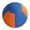 blue-orange, variant on 10 Inch Dog Herding Ball Durable Interactive Training Toy with Anti Burst Core Heavy Duty Waterproof Exercise Ball for Medium Dogs Outdoor Agility Equipment with Handle