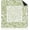 Green Leaf, variant on Blue Chinoiserie Floral Mahjong Mat 31.5 x 31.5 in, Poker and Cards, Grandmillennial Blue Flower Chinese Anti-Slip Noise-Reducing Mahjong Mat for Table Board, Games Tile Games