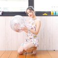 thumbnail image 3 of ¡Liquidación de pelotas de playa con lentejuelas! Pelotas de juguete para piscina grandes de 24 pulgadas, pelotas de playa inflables gigantes transparentes con confeti y purpurina, juguetes para, 3 of 5