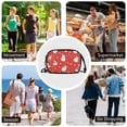 thumbnail image 7 of FORMRS Mini Crossbody Bag for Women Adjustable Shoulder Rope Travel Casual Phone Purse, Red Snowman, 7 of 7