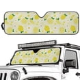 thumbnail image 2 of Yuyamidu Yellow Lemon Windshield Sun Shade for Jeep, Cute Windshield Sunshade for Wrangler TJ JK JL1997-2024, Sun Shade Cover for Jeep, UV Ray & Heat Block, 2 of 7