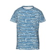 thumbnail image 4 of Wukai Ocean on Striped Youth Unisex Short Sleeve T-Shirt for Boys, Girls, Teens, and Kids-Large, 4 of 7