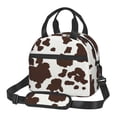 thumbnail image 1 of Disketp Brown Cow Lonchera Térmica para Mujer y Hombre, Bolsa de Almuerzo Reutilizable e Impermeable para Trabajo, Viajes y Picnic, 1 of 7