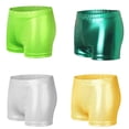 thumbnail image 2 of Beautyzll 3-12T Kids Toddler Girls Athletic Shorts Sparkle Solid High Waist Biker Dance Shorts Pants, 2 of 8