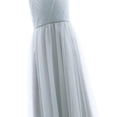 thumbnail image 5 of iEFiEL Kids Flowy Flower Girl Dress Cutout Back Wedding Birthday Party Dress Gray 10, 5 of 7
