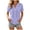 Purple, variant on Cilsoka Womens Short Sleeve Button Down Shirts Dressy Casual Summer Tops Trendy Business Shirts with Pockets