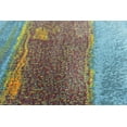 thumbnail image 5 of Unique Loom Indoor Round Abstract Transitional Area Rugs Blue/Yellow/Purple, 8' 2 x 8' 2 Round, 5 of 7
