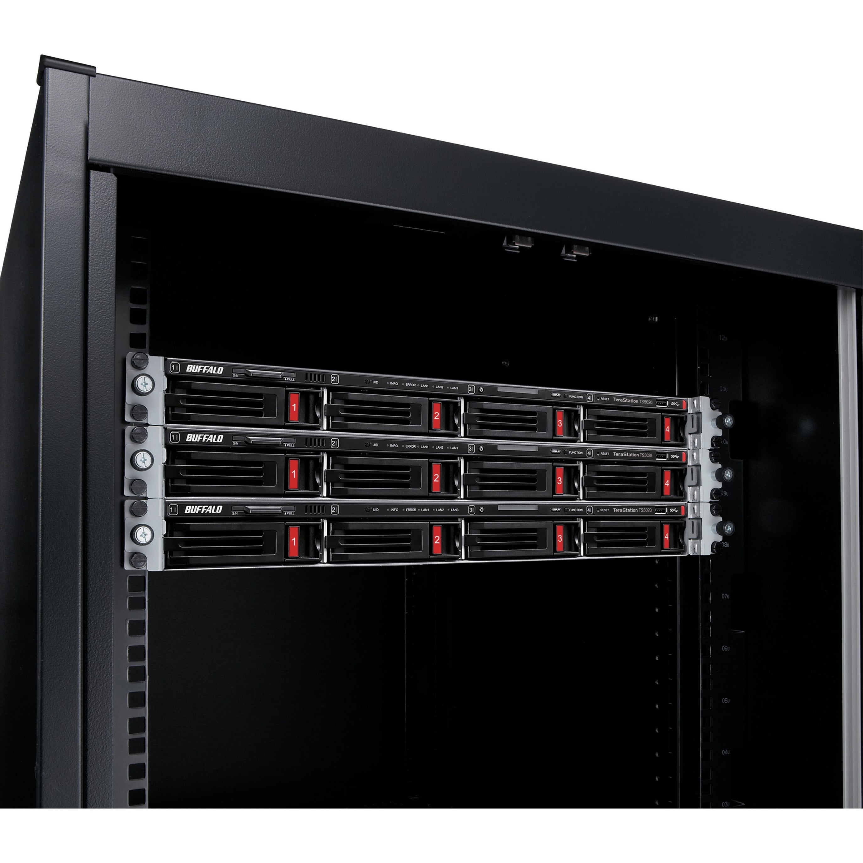 BUFFALO TeraStation 5420RN 4-Bay Secure Business Rackmount NAS 16TB (4x4TB) w/ Hard Drives Included - Annapurna Labs Alpine Quad-core (4 Core) 2 GHz - 4 x HDD Supported - 4 x HDD Installed - 16 TB ...