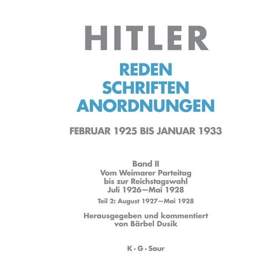 August 1927 - Mai 1928, (Hardcover)