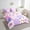 Pink Purple, variant on Erosebridal Kawaii Bow Bedding Sets Twin Size,Geometric Plaid Comforter Sets with Sheets,Floral Flower Bed in a Bag Twin size,Ultra Soft Dreamy Room Decorative,Reversible,7pcs