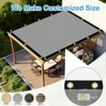thumbnail image 5 of 90% Shade Fabric Sun Shade Cloth with Grommets GN08 for Pergola Replacement Shade Cover Canopy - Commercial Grade 185 GSM - Cable Zip Ties Included (We Customized), 5 of 6