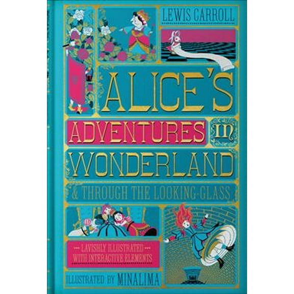 Pre-Owned Alice's Adventures in Wonderland (Minalima Edition): (Illustrated with Interactive Elements), (Hardcover)