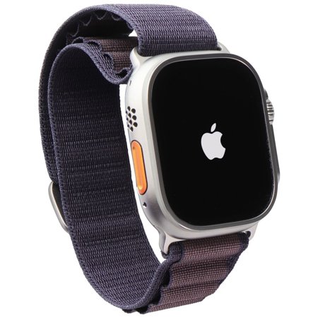 Pre-Owned Watch Ultra 2 (GPS + LTE) A2986 49mm Titanium / Indigo Trail Loop Large