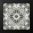 thumbnail image 2 of Vess, June Erica 12x12 Black Modern Framed Museum Art Print Titled - Vintage Verdigris Tile IV, 2 of 5