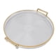 thumbnail image 1 of Bandeja para Servir con Asas Doradas Bandeja Decorativa PS Bandeja Redonda para Mesa de Centro Bandeja Decorativa Bandeja PS Bandeja Redonda Dorada Bandeja Organizadora de ANGGREK  Otros, 1 of 8