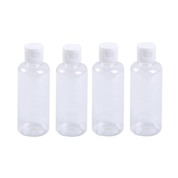 Botella de loción vacía Botella de mano Cosmética 4 piezas Contenedores de viaje 60 ml Productos de limpieza Loción vacía