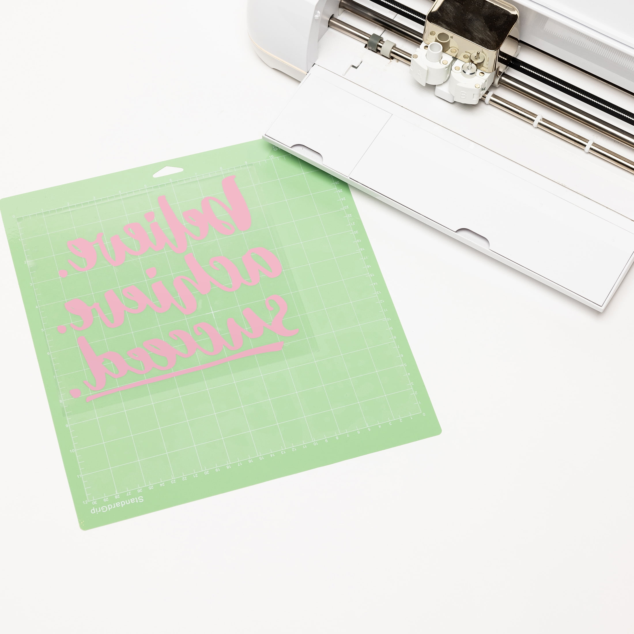 Hello Hobby 12" x 2' Light Pink Iron-On Craft Vinyl Roll