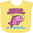thumbnail image 3 of Inktastic Grandpa's Fishing Buddy (pink) Girls Baby Bib, 3 of 4