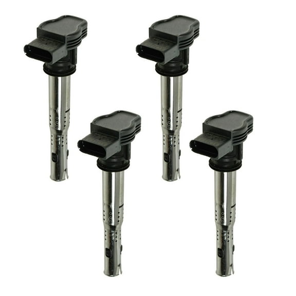TRQ Ignition Coil SET KIT of 4 for Audi VW TT EOS Golf Jetta Passat Rabbit 2.0L ICA61574