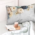 thumbnail image 6 of Vsdgher Pumpkin And White Marble Print Pillow Cases -Iconic Collection Pillowcases -Extra Soft, Not easy to deform,not pilling Export quality, 6 of 8