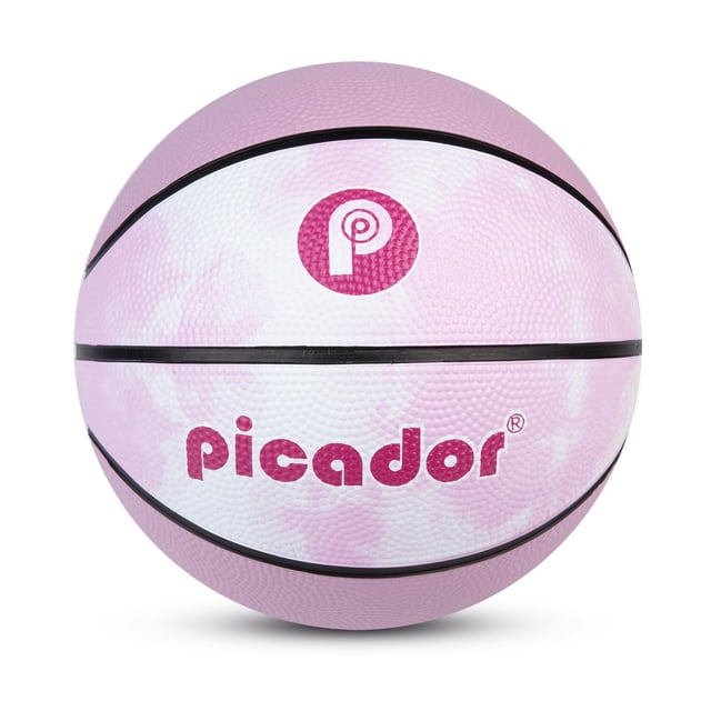 Pelota de baloncesto PP PICADOR tamaño 3 56 cm de goma rosa mini