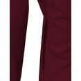 thumbnail image 3 of 7Encounter Unisex Multifuctional Wrap Smock With Chest And Side Pockets Burgundy Size L/XL, 3 of 4